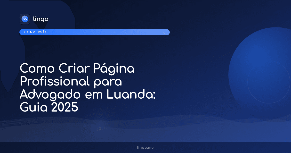 Advogado em Luanda a trabalhar no seu escritório e a gerir a sua página profissional no smartphone