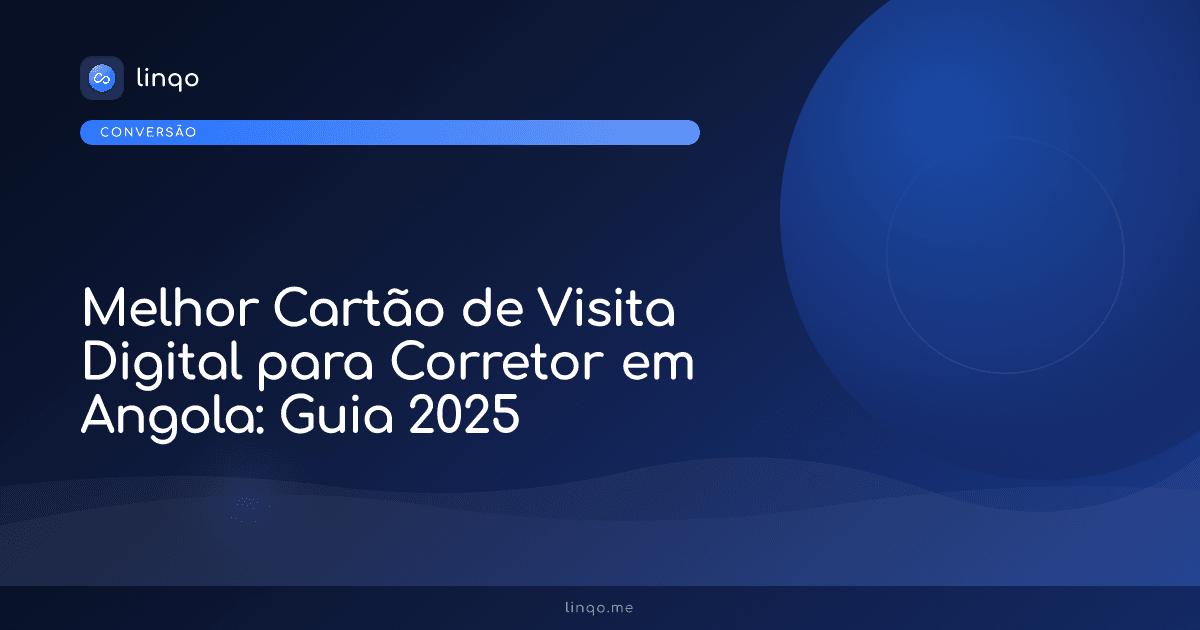 Corretor de imóveis em Luanda utilizando o melhor cartão de visita digital no smartphone para apresentar apartamentos