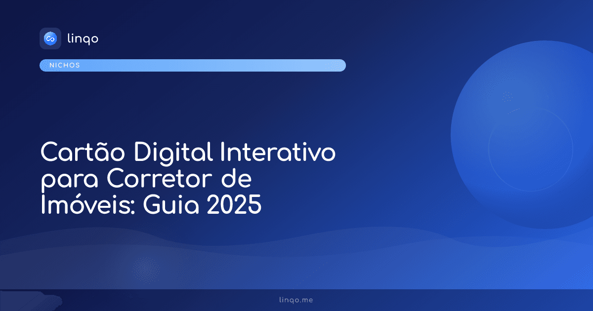 Corretor de imóveis utilizando smartphone com cartão digital interativo na tela