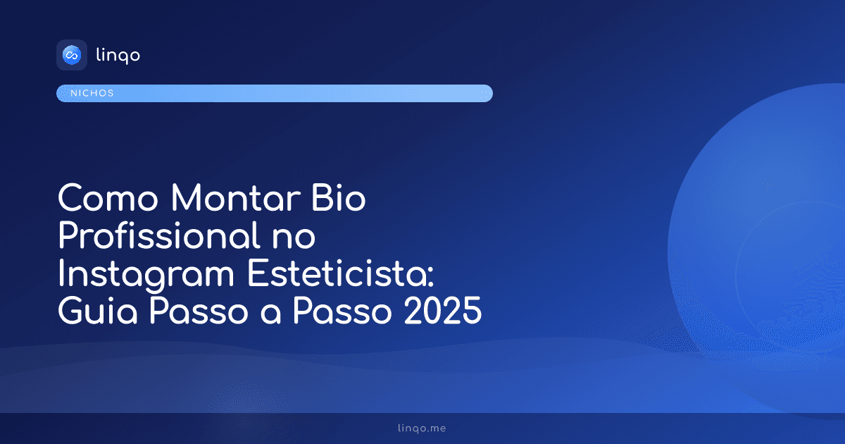 Esteticista organizando a bio do Instagram no celular no seu consultório de estética