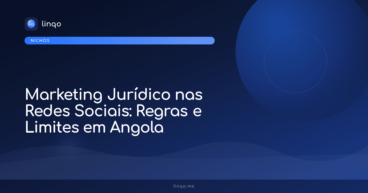 Advogado em escritório em Luanda utilizando tablet para gerir presença profissional nas redes sociais